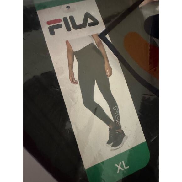 Fila Pants - NWT Women black Fila leggings yoga pants workout athletic sports new in bag